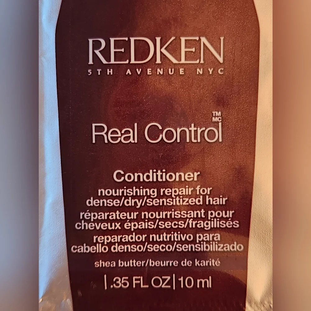 🪷5/$25! REDKEN 5th Avenue NYC Real Control Shampoo & Conditioner Set Travel Sz